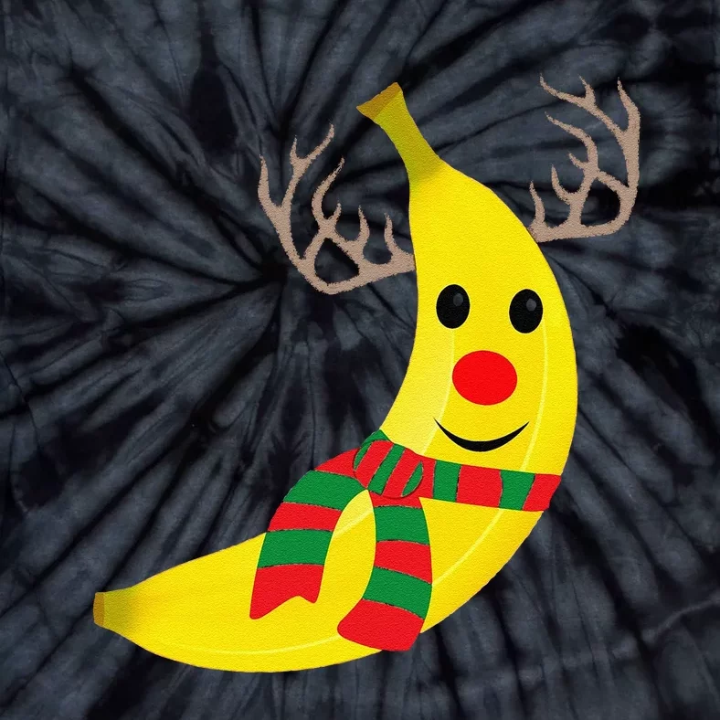 Funny Banana Lover Xmas Gift Ugly Banana Christmas Tie-Dye T-Shirt