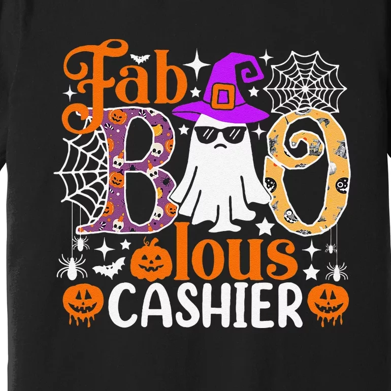 Fab Boo Lous Cashier Funny Halloween Premium T-Shirt