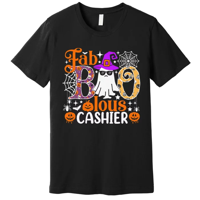 Fab Boo Lous Cashier Funny Halloween Premium T-Shirt