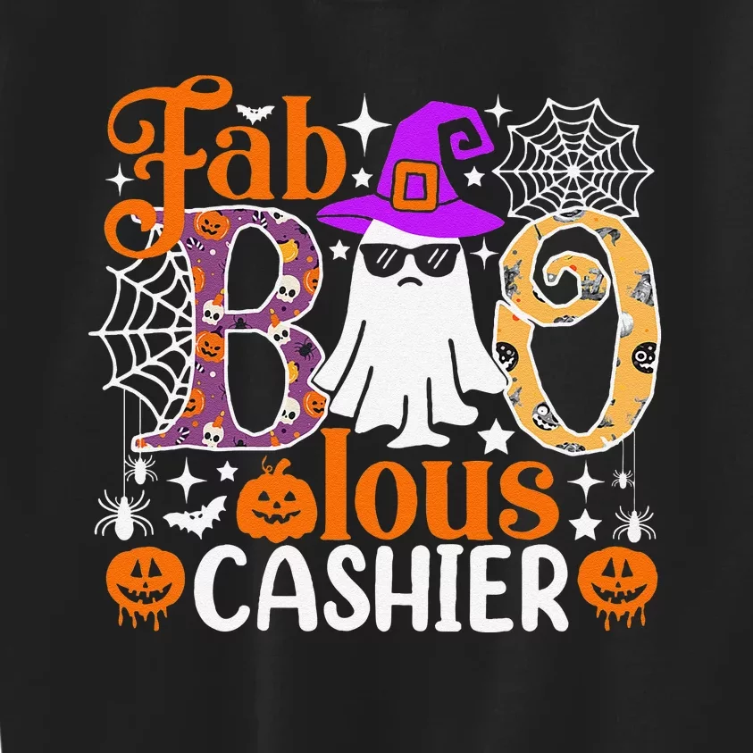 Fab Boo Lous Cashier Funny Halloween Kids Sweatshirt