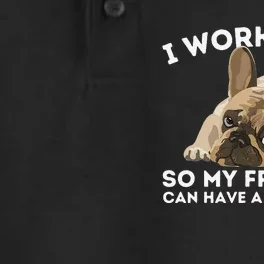 Frenchie Better Life Funny French Bulldog Dog Lover Dry Zone Grid Performance Polo