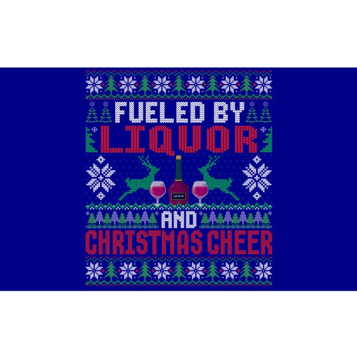 Fueled By Liquor And Christmas Cheer Ing Xmas Party Gift Bumper Sticker