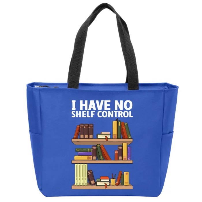 Funny Book Lover Art For Bookworm Novel Librarian Zip Tote Bag