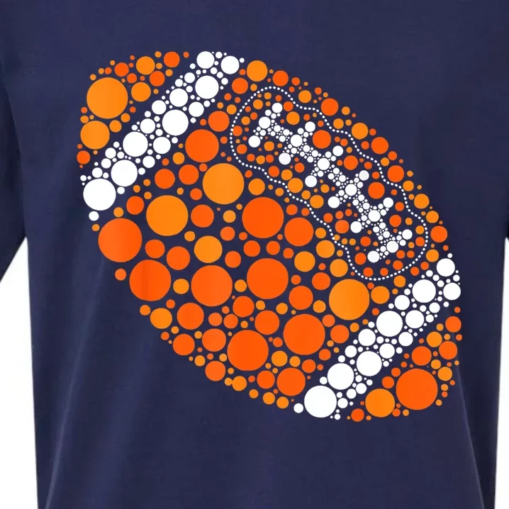 Football Ball Lover Happy Dot Day 2024 Polka Dot Gift Sueded Cloud Jersey T-Shirt