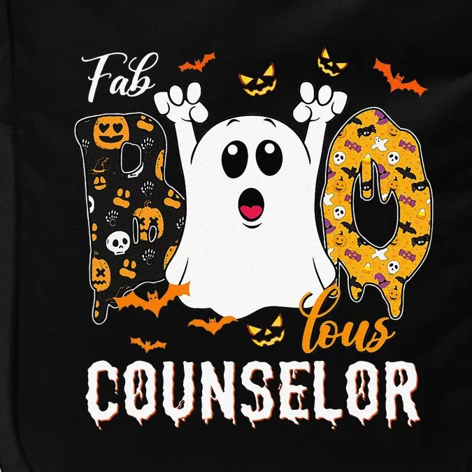 Fab Boo Lous Counselor Funny Ghost School Halloween Impact Tech Backpack