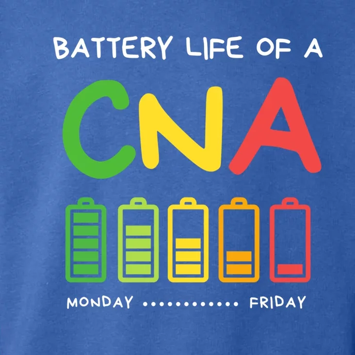 Funny Battery Life Of A Cna Certified Nurse Assistant Cna Gift Toddler Hoodie