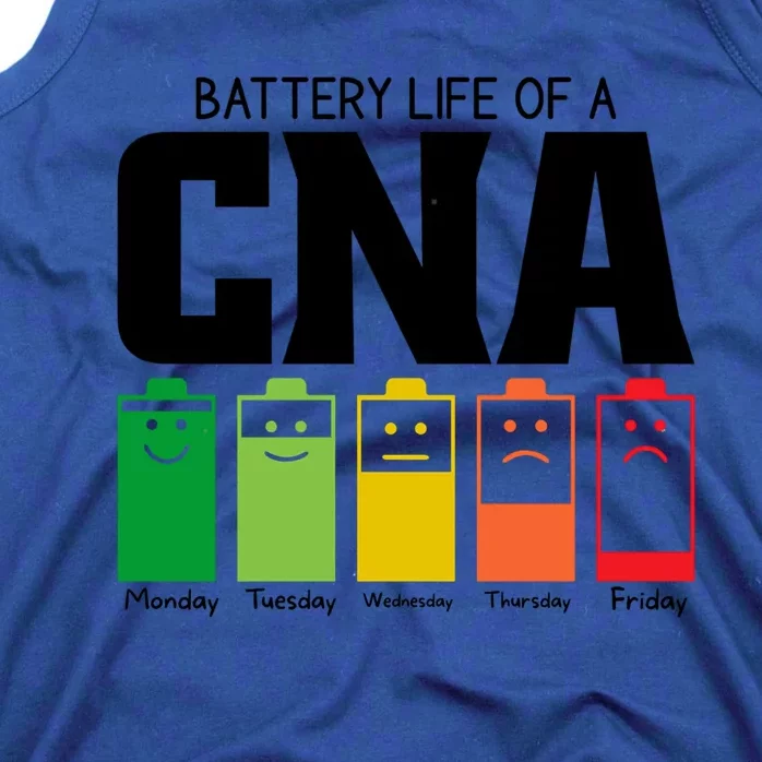 Funny Battery Life Of Cna Certified Nursing Assistant Nurse Gift Tank Top