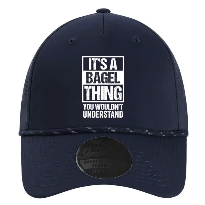 Funny Bagel Lover Text Design: Its A Bagel Thing Beygl Performance The Dyno Cap