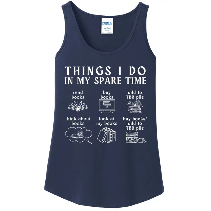 Funny Book Lover Reading Book Lover Bookworm Ladies Essential Tank