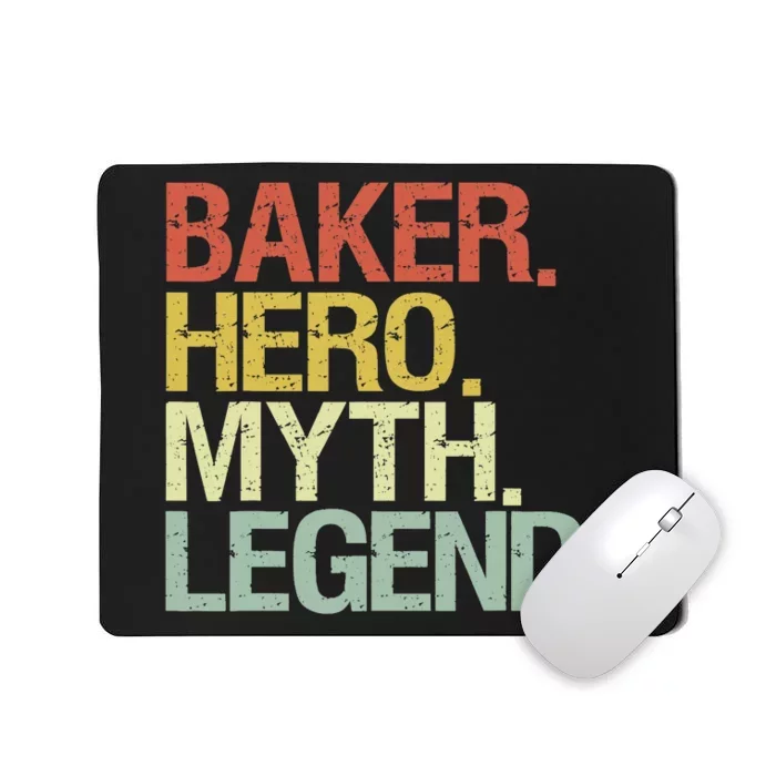 Funny Baker Legend Mousepad