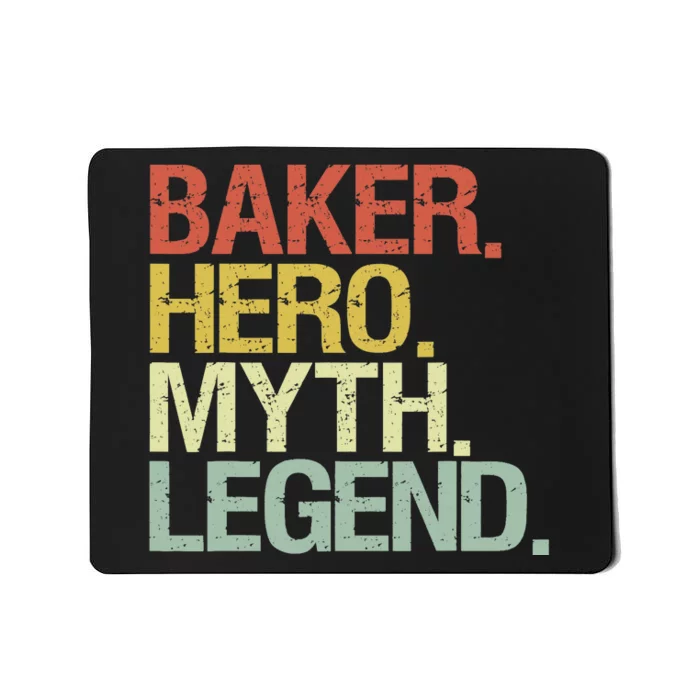 Funny Baker Legend Mousepad