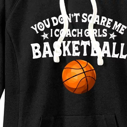 Funny Basketball Lover Coaching Dad Mom Cute Gift Women's Fleece Hoodie