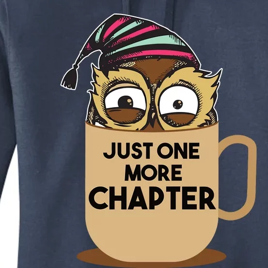 Funny Book Lover Gift | Just One More Chapter Women's Pullover Hoodie