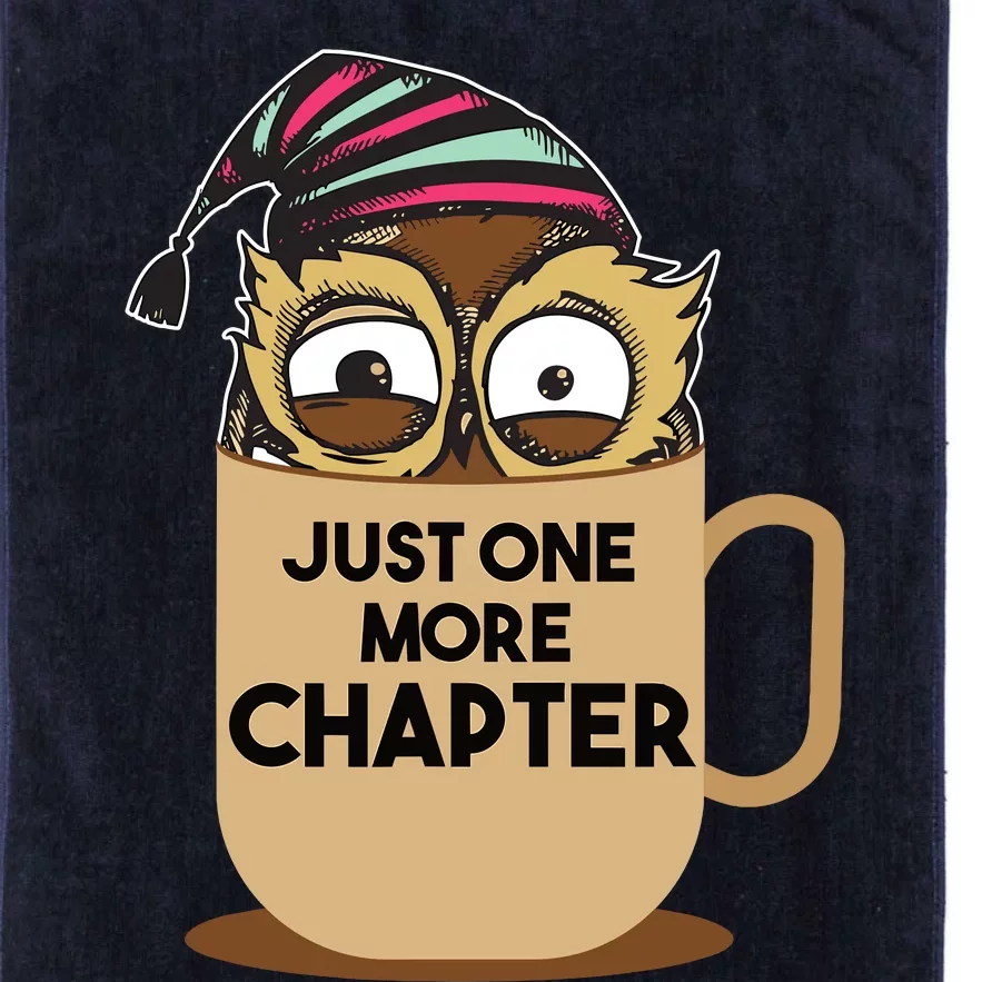 Funny Book Lover Gift | Just One More Chapter Platinum Collection Golf Towel