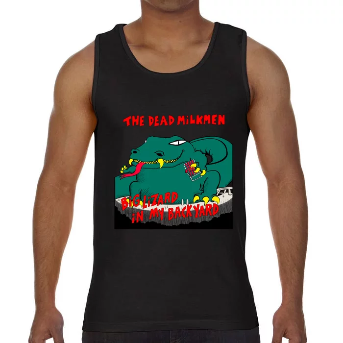 Funny Big Lizard In Backyard New Vector Design Comfort Colors® Tank Top