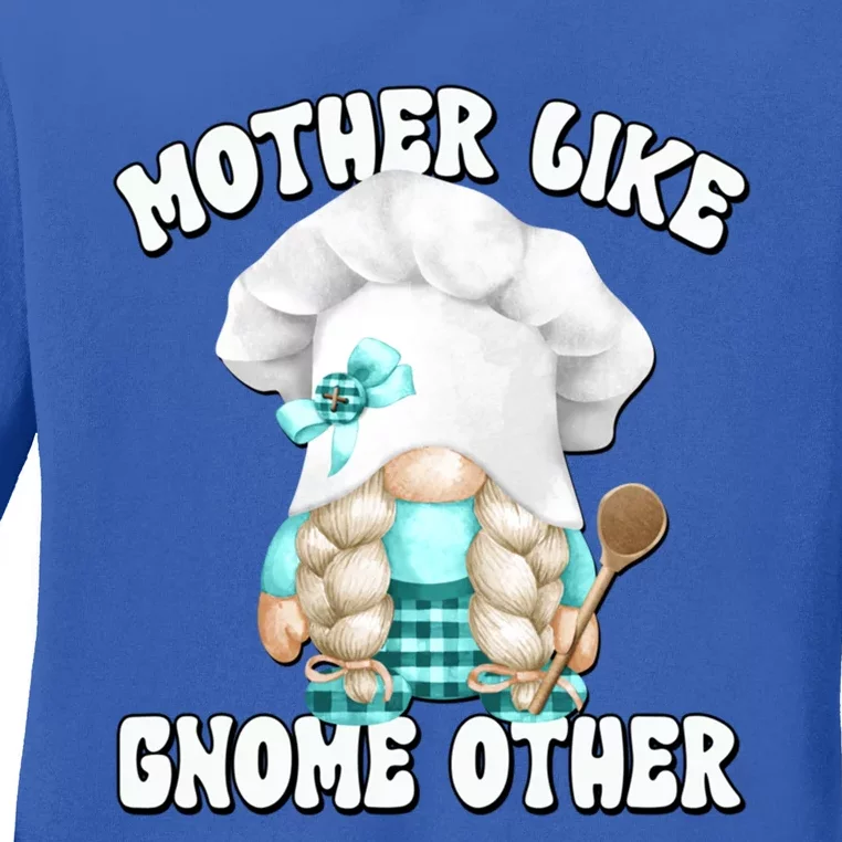 Funny Baking Mom Saying For Gnome Lover Cooking Grandma Great Gift Ladies Long Sleeve Shirt