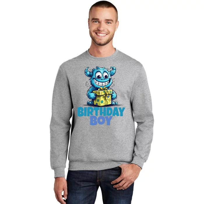 Funny Birthday Monster Party Tall Sweatshirt