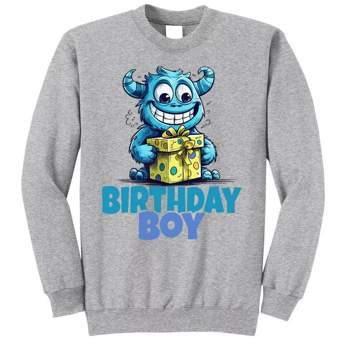 Funny Birthday Monster Party Tall Sweatshirt