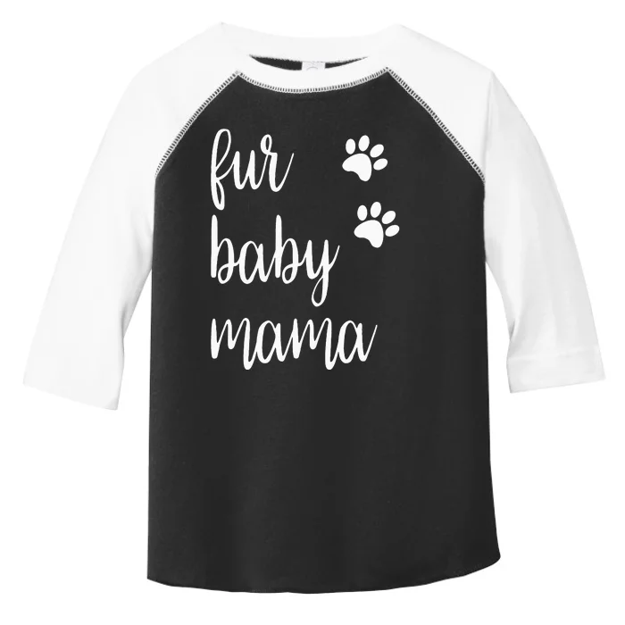 Fur Baby Mama For Animal Lovers Dogs And Cats Pets Toddler Fine Jersey T-Shirt