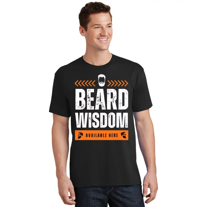 Funny Beard Man Tee Epic Beardeds Gifts - Beard Wisdom T-Shirt