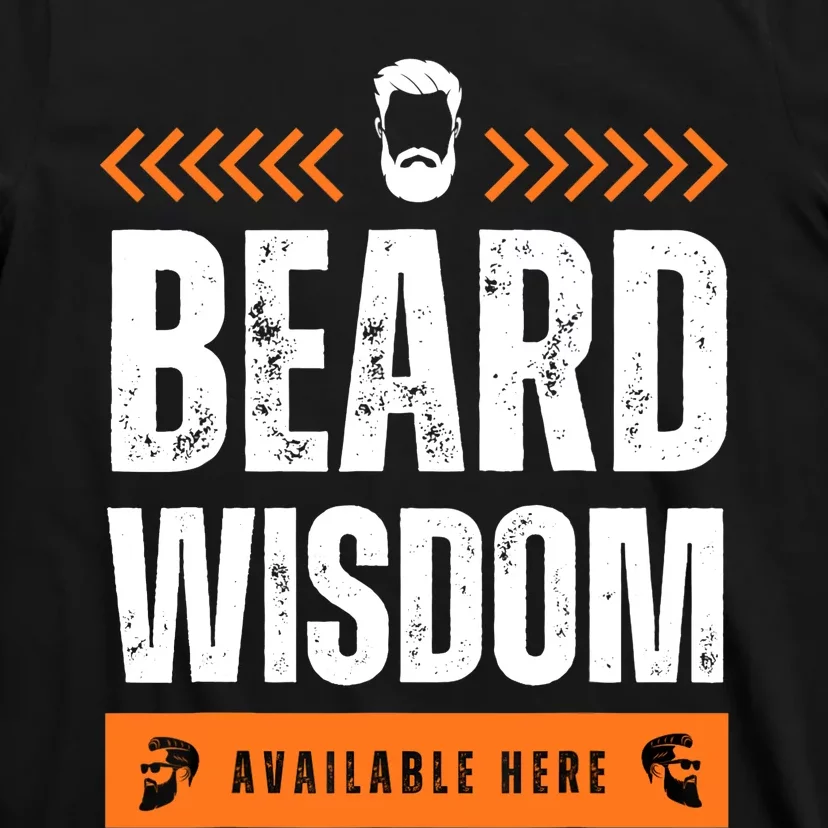 Funny Beard Man Tee Epic Beardeds Gifts - Beard Wisdom T-Shirt