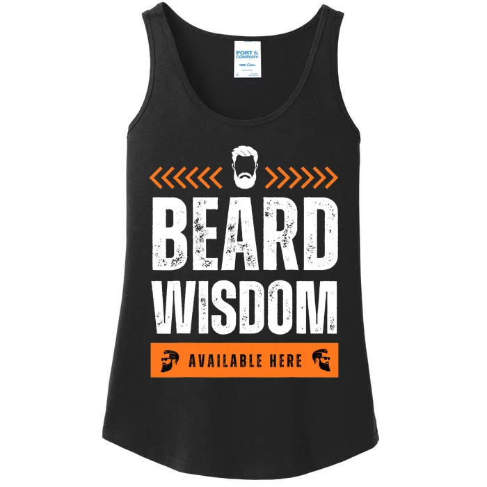 Funny Beard Man Tee Epic Beardeds Gifts - Beard Wisdom Ladies Essential Tank