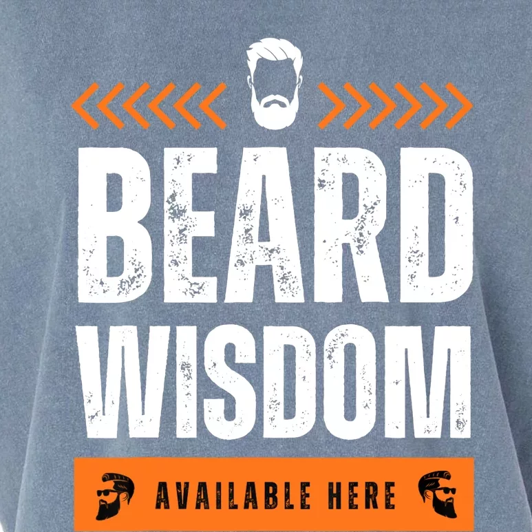 Funny Beard Man Tee Epic Beardeds Gifts - Beard Wisdom Garment-Dyed Women's Muscle Tee