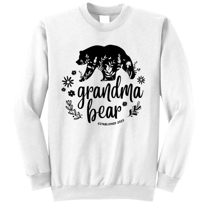 Floral Bear Matching Family Outfits, Funny Grandma Bear Sweatshirt