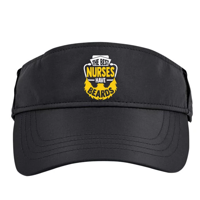 Funny Bearded Male Nurse Murse Nursing Gift Adult Drive Performance Visor