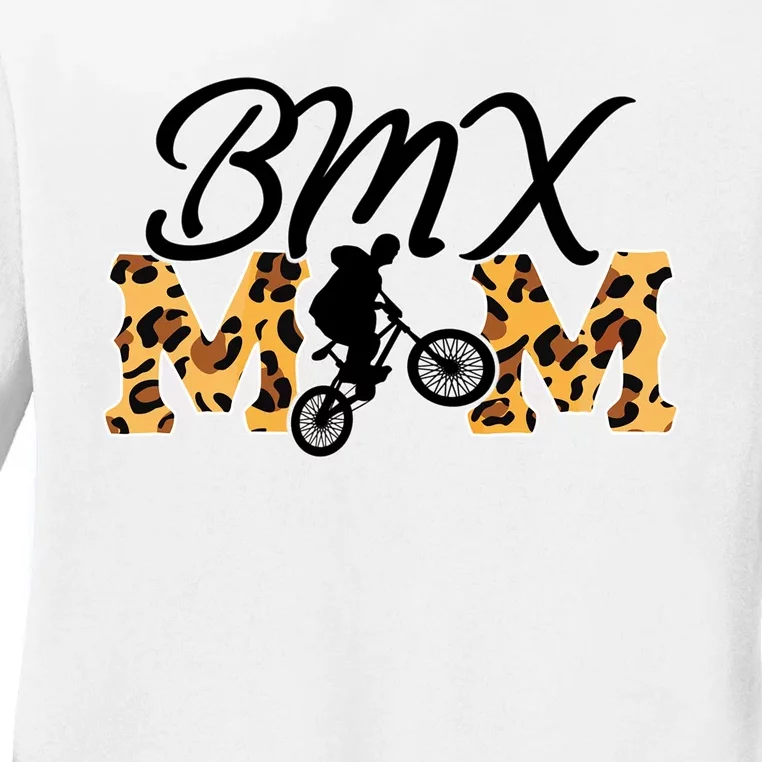 Funny Bmx Mom Bmx Bike Gift Ladies Long Sleeve Shirt