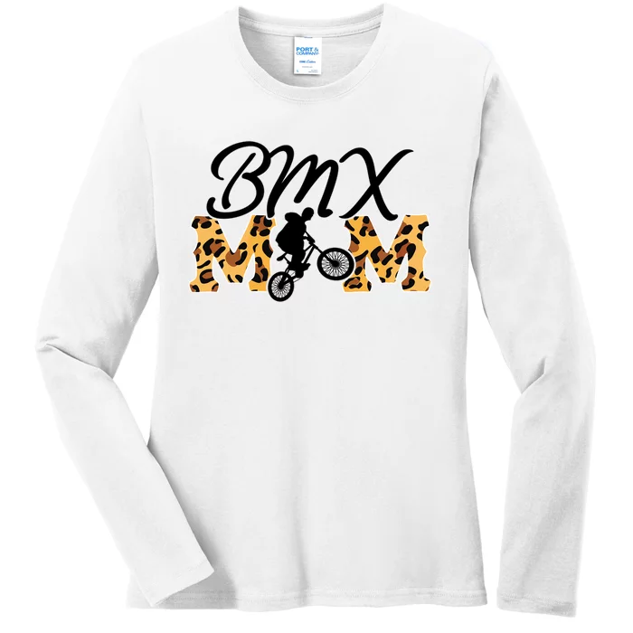 Funny Bmx Mom Bmx Bike Gift Ladies Long Sleeve Shirt