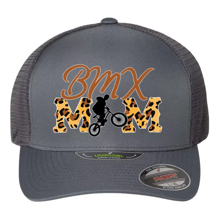 Funny Bmx Mom Bmx Bike Gift Flexfit Unipanel Trucker Cap