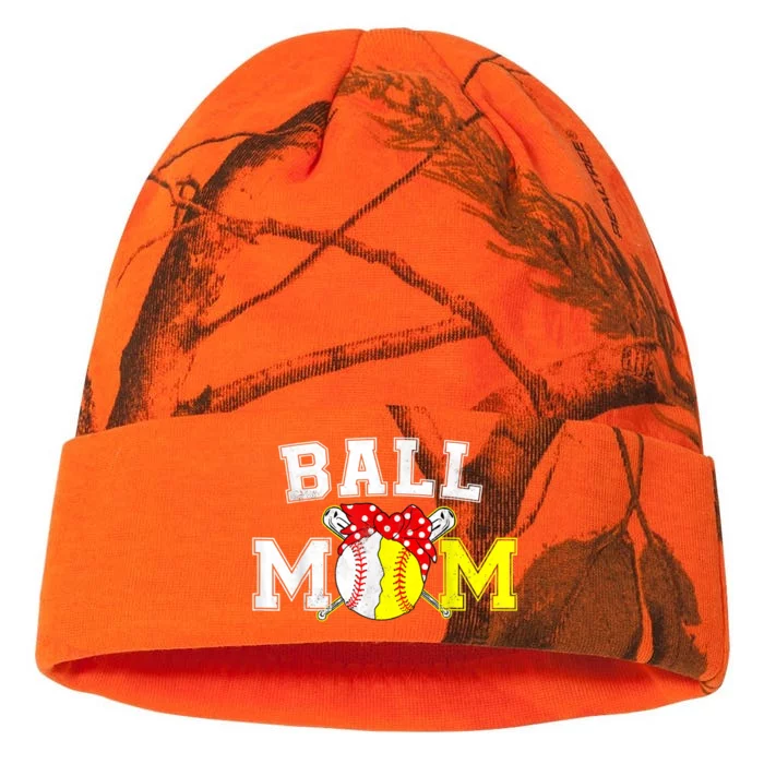 Funny Ball Mom Softball Baseball Gifts For Women Mothers Day Kati - 12in Camo Beanie