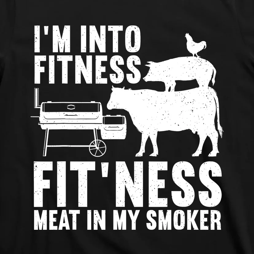 Funny Bbq Meat Smoking Art Barbeque Griller T-Shirt