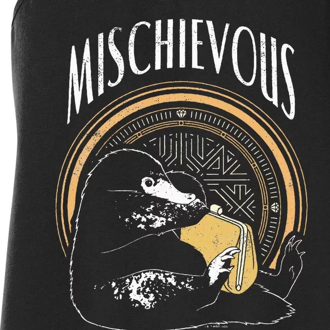 Fantastic Beasts Mischievous Niffler Poster Women's Racerback Tank