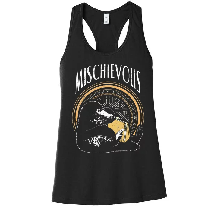 Fantastic Beasts Mischievous Niffler Poster Women's Racerback Tank