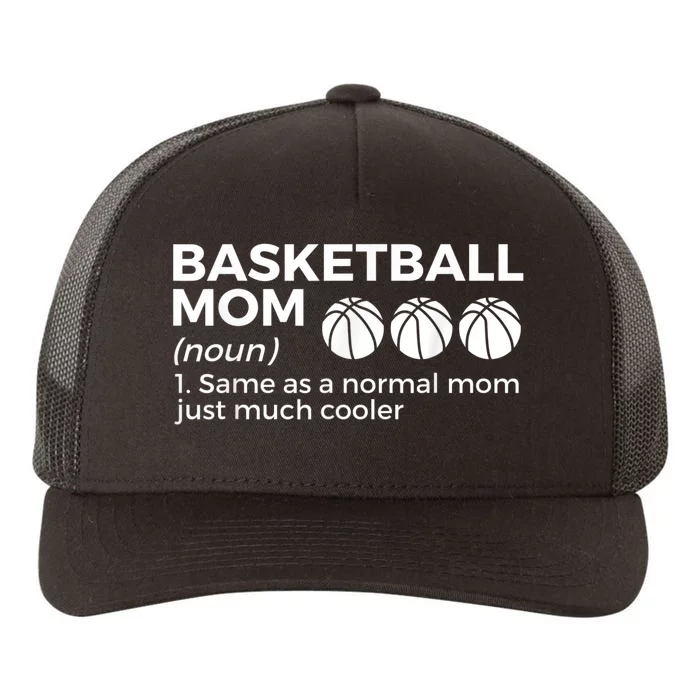 Funny Basketball Mom Definition Yupoong Adult 5-Panel Trucker Hat