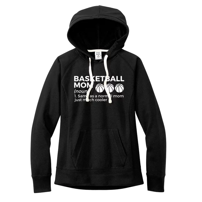 Funny Basketball Mom Definition Women's Fleece Hoodie