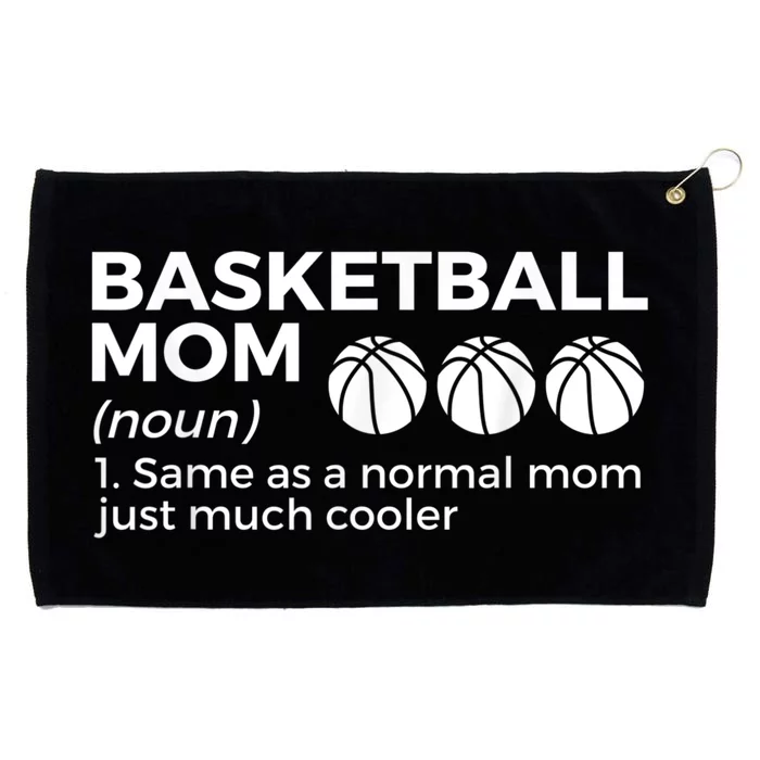 Funny Basketball Mom Definition Grommeted Golf Towel