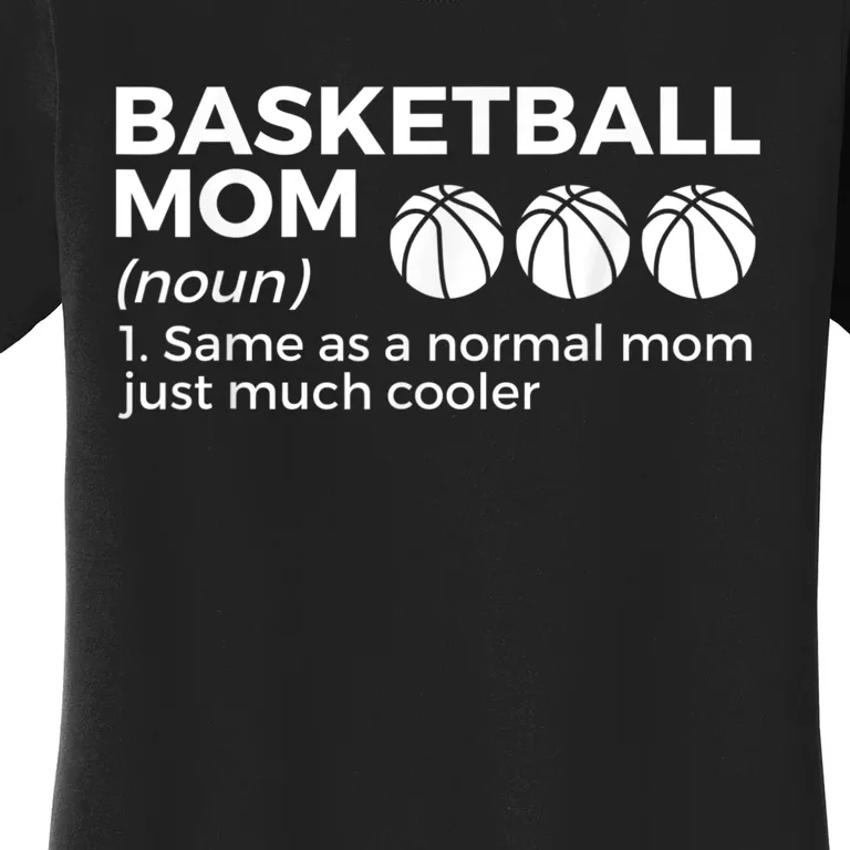 Funny Basketball Mom Definition Women's T-Shirt