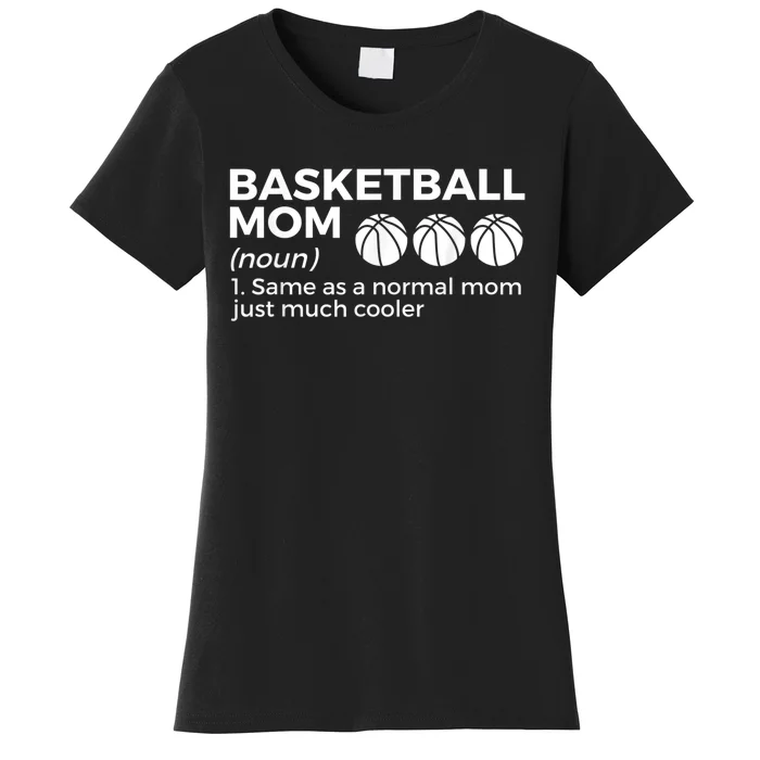 Funny Basketball Mom Definition Women's T-Shirt