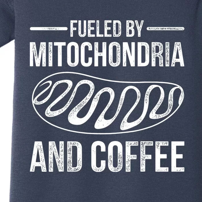 Fueled By Mitochondria And Coffee Biology Baby Bodysuit