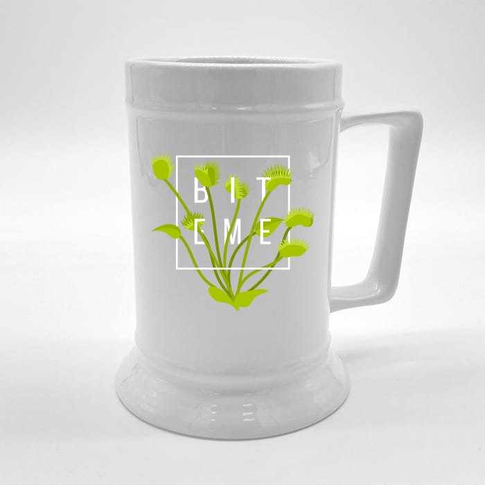 Funny Bite Me Gift Front & Back Beer Stein