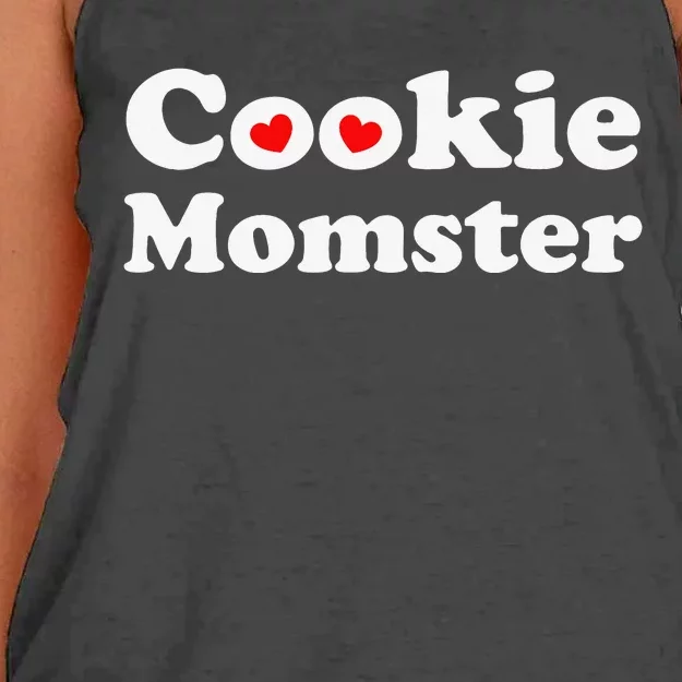 For baker Moms scout Moms Cookie Momster Mother's Day Women's Knotted Racerback Tank