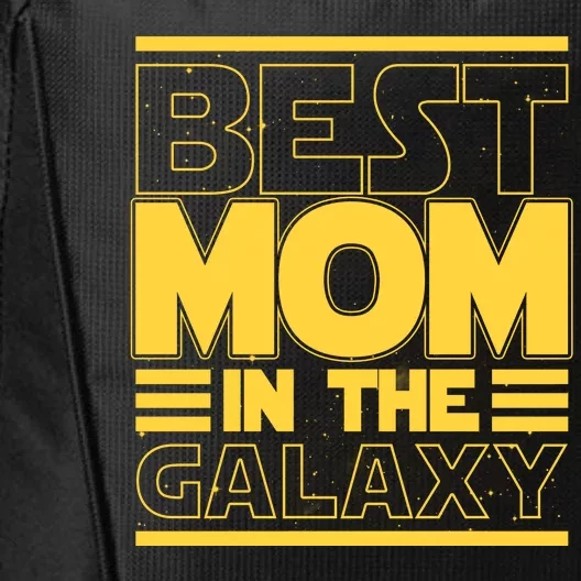 Funny Best Mom In The Galaxy SciFi Fan City Backpack