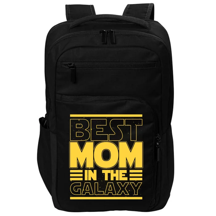 Funny Best Mom In The Galaxy SciFi Fan Impact Tech Backpack