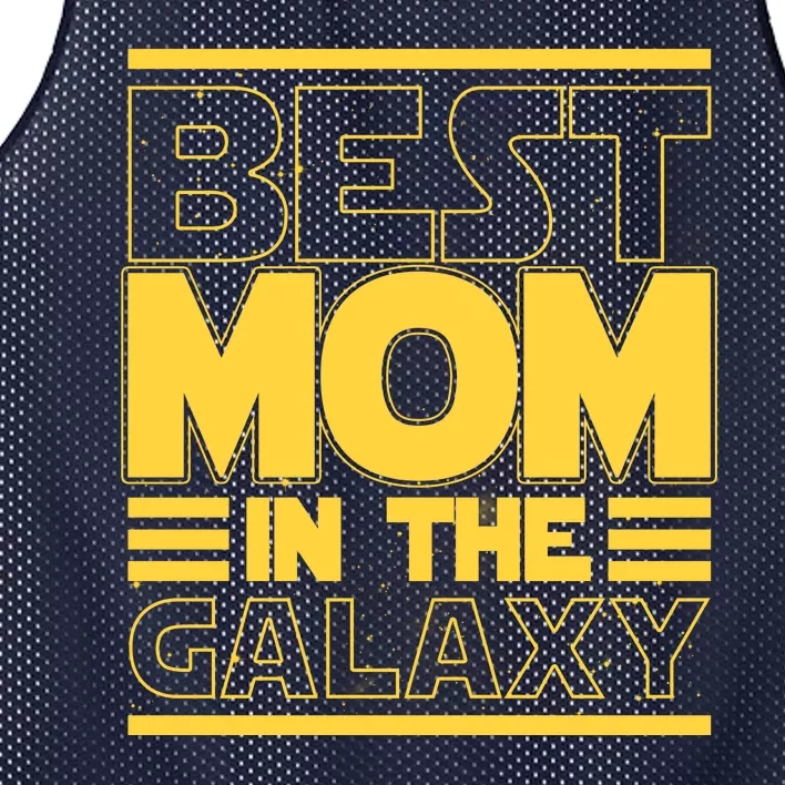 Funny Best Mom In The Galaxy SciFi Fan Mesh Reversible Basketball Jersey Tank