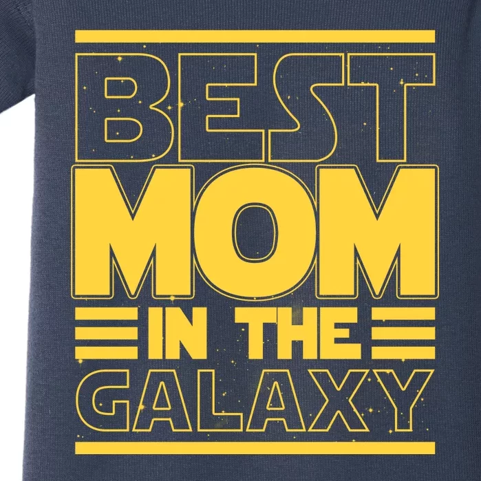 Funny Best Mom In The Galaxy SciFi Fan Baby Bodysuit