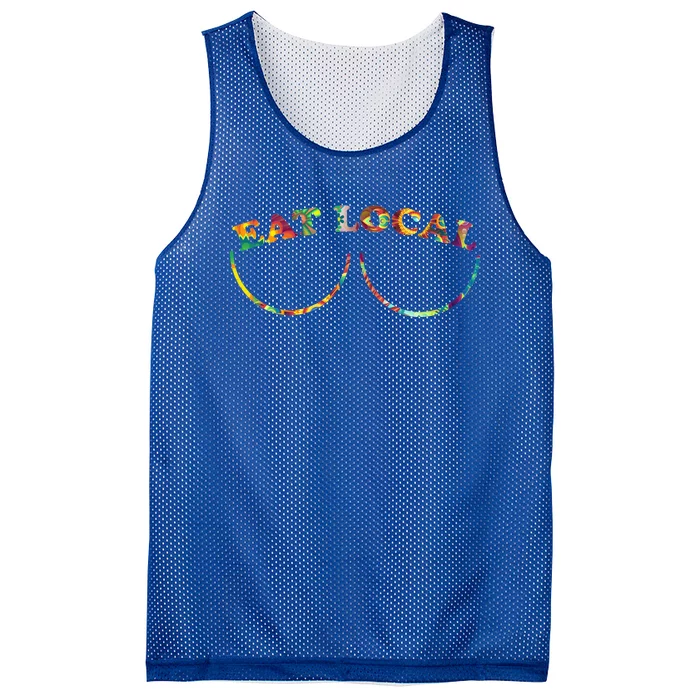 Funny Breastfeeding Meme Mom Eat Local Milk Source Great Gift Mesh Reversible Basketball Jersey Tank