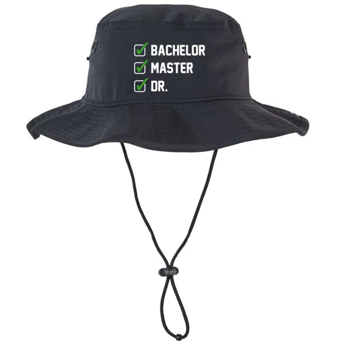 Funny Bachelor Master Doctorate Degree Dr Phd Funny Gift Funny Gift Legacy Cool Fit Booney Bucket Hat